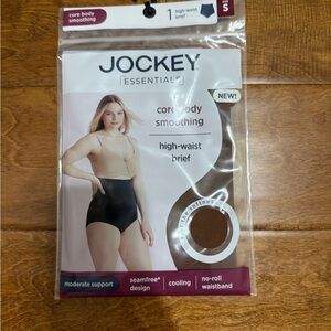 NWT Size Small Jockey Essentials Brown ore Body Essentials High-Waist Brief